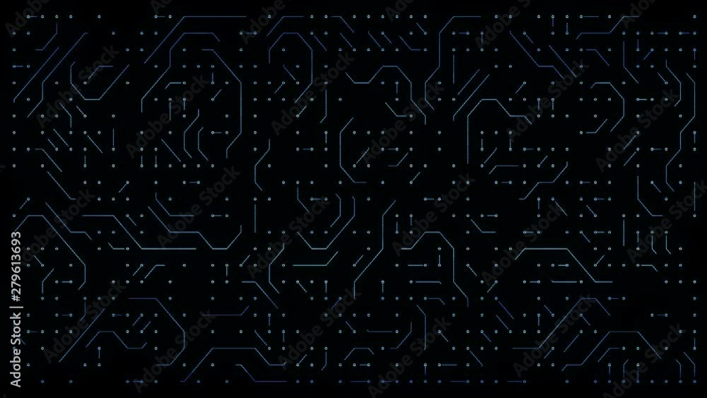 Poster big data analyzing and digital computing animation with glitch effect. information technology abstra
