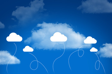 futuristic technology internet, data deep learning, binary ai system robotic system, security privacy, server hacker online, cloud storage, social network, sky backround nature