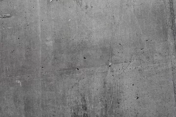Fotobehang Grey textured concrete wall exterior © Juhku