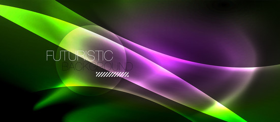 Glowing shiny light abstract background