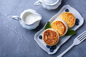 Cottage cheese pancakes