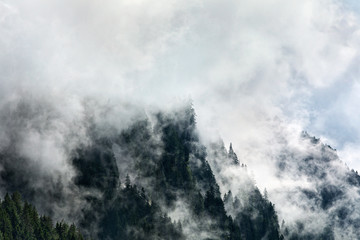 clouds over a mountain #6
