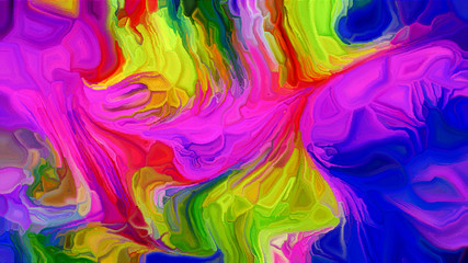 Fototapeta na wymiar Multicolored Background Watercolor Textures