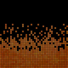 abstract vector square pixel mosaic background