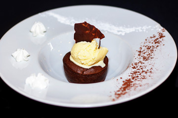 dessert, delicious ice cream