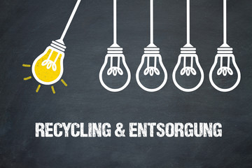 Fototapeta premium Recycling & Entsorgung
