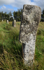 Goodaver Stone Circle Bodmin Moor Cornwall England