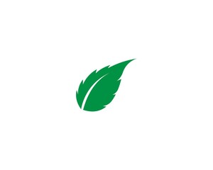 Logos of green leaf ecology nature element vector icon