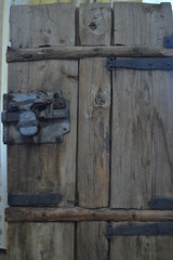 old wooden door