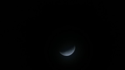 Höhepunkt partielle Mondfinsternis am 16. Juli 2019
