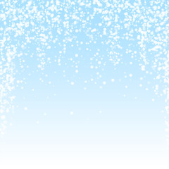 Amazing falling snow Christmas background. Subtle 