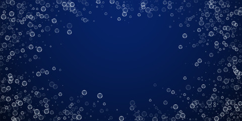 Soap bubbles abstract background. Blowing bubbles 