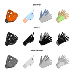 Fototapeta premium Vector illustration of knitted and keeper sign. Collection of knitted and hand stock vector illustration.