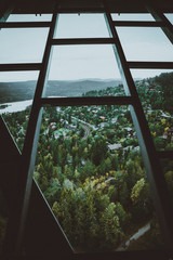 view from a famous builidng near Oslo (Norway)