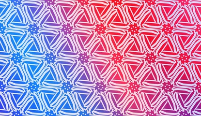 Vector Geometric Pattern with gradient backgroun. Triangles Curved Line. For Wallpaper, Presentation Background, Interior Design, Fashion Print