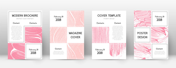 Cover page design template. Business brochure layo