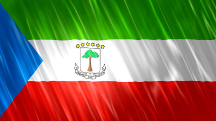 Naklejka premium Equatorial Guinea Flag