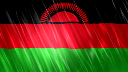 Naklejka premium Malawi Flag