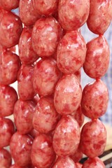 grilled sausage asia delicious at street food