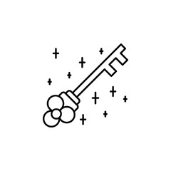 key outline icon. Element of lifestyle illustration icon. Premium quality graphic design. Signs and symbol collection icon for websites, web design, mobile app, UI, UX