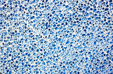 Obraz premium blue terrazzo stones texture