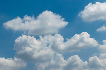 Naklejka na ściany i meble The nature of Blue sky with clouds background
