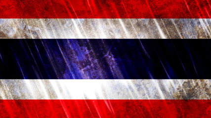Thailand Flag Grunge