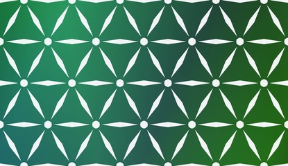 Modern Pattern With Curved Line. Geometric Elements. Blurred Gradient Background. Design For Screen, Presentation, Wallpaper. Holiday Object. Vector Illustration