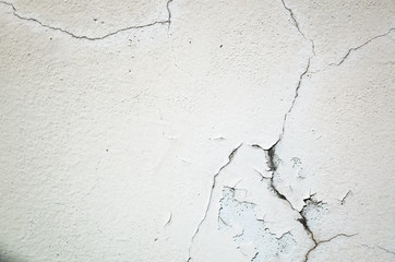 Obraz premium cracked and aged gray wall background