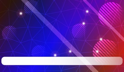 Decorative pattern with triangles, line, circle, space for text style. For your home interior wallpaper, fashion print. Vector illustration. Abstract Gradient Soft Colorful Background.