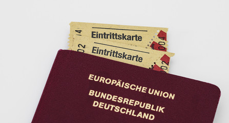 Eintrittskarte nach Europa