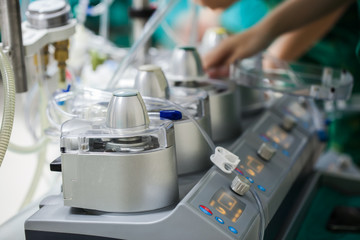 cardiotomy reservoir of oxygenator is a part of heart lung machine.