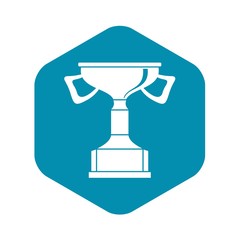 Cup for victory icon. Simple illustration of cup for victory vector icon for web