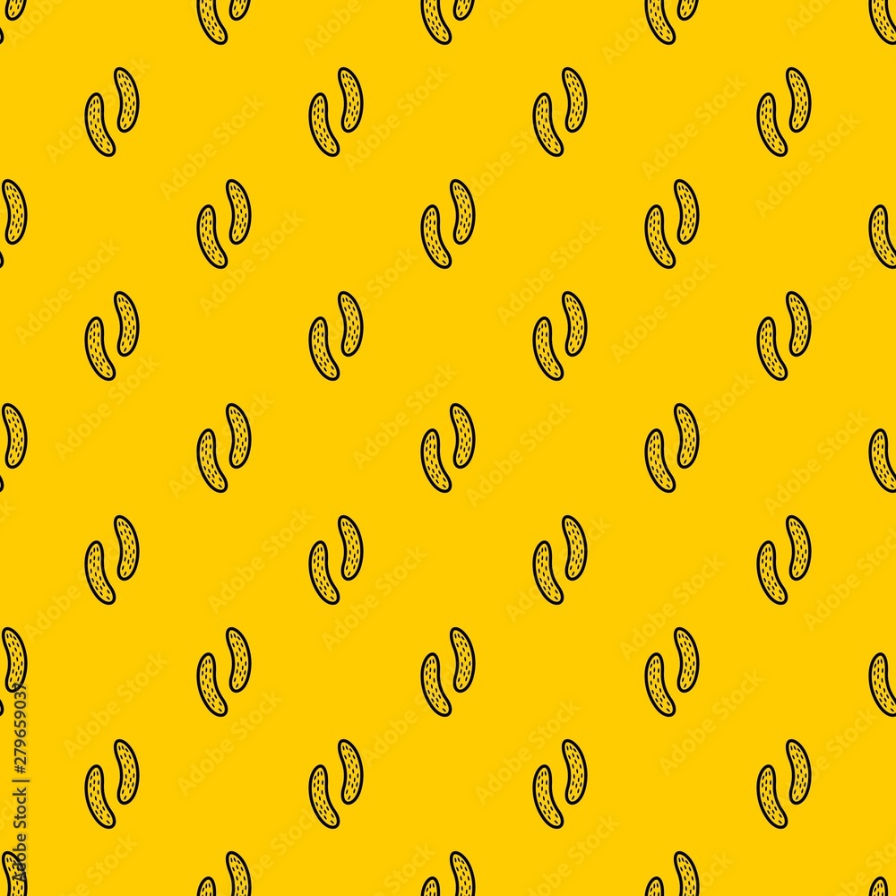 Poster epithelial cell pattern seamless vector repeat geometric yellow for any design