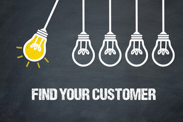 Fototapeta premium Find your customer