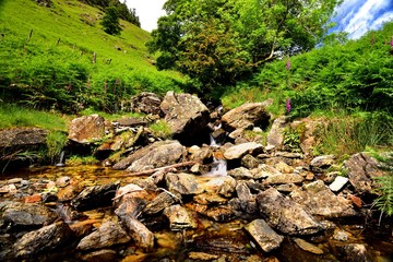 Waterfalls on a unnamed stream