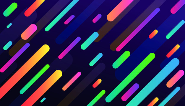 Dise&ntilde;o abstracto con formas geom&eacute;tricas y org&aacute;nicas, colores ne&oacute;n, brillantes y llamativos. Ilustraci&oacute;n minimalista con degradados de colores y formas simples para fondos de presentaci&oacute;n.