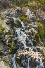 klong nam lai waterfall view at kamphaengphet province in thailand