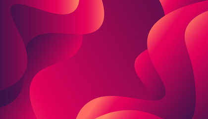 Diseño abstracto con formas geométricas y orgánicas, colores neón, brillantes y llamativos. Ilustración minimalista con degradados de colores y formas simples para fondos de presentación.