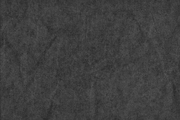 Naklejka na ściany i meble Photograph of Black Striped Recycle Kraft Paper Coarse Crumpled Grunge Texture