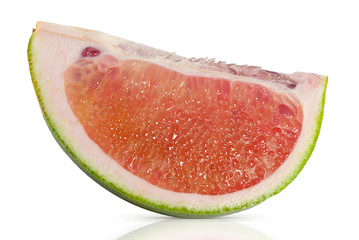 Pomelo or grapefriut isolated on white background