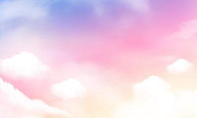 sky background and pastel color. Vector Illustration © UHDHDR
