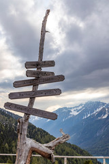 Landscape near Staller Saddle, High Tauern, East Tyrol, Austria