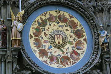 Obraz premium Astronomical clock from Prague close up