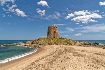 Spanish Tower - Torre di Bari - Sardinia, Italy