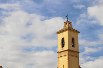 Fototapeta na wymiar Iglesia de San Sebastián de Ricote, Murcia, España