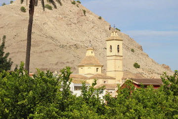 Iglesia de San Sebastián de Ricote, Murcia, España