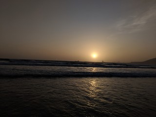 Fototapeta premium sunset on the sea