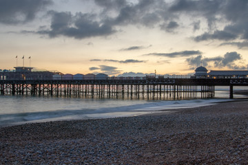 Sunset at Hasting Pier