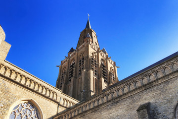 Fototapeta na wymiar Eglise Notre Dame de Calais, Hauts-de-France